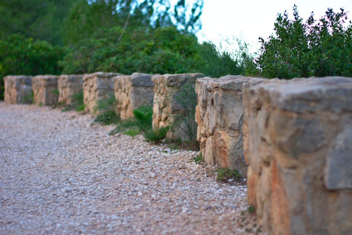 tramo de la carretera de la colonia denia