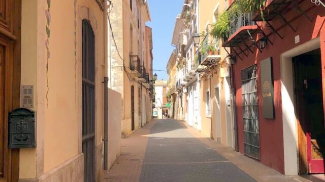 Calle Cavallers Denia