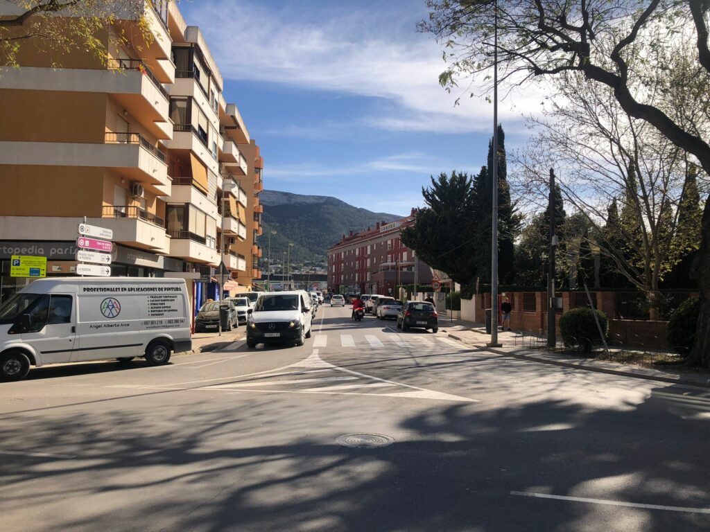 Avenida del Montgó de Dénia
