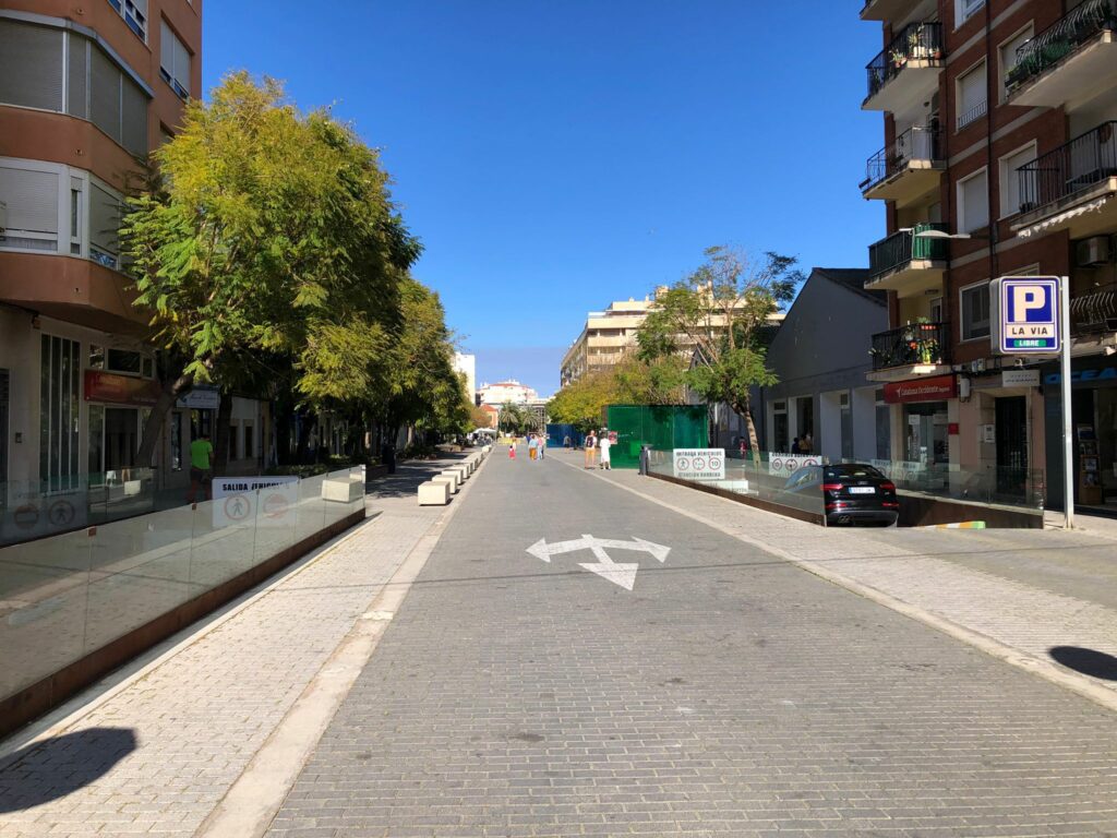 Calle la Vía de Dénia