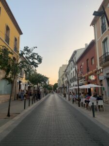 Evening tardeo in Denia