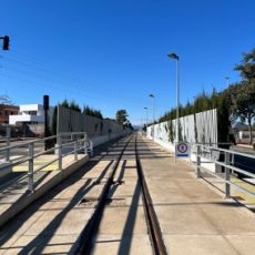 Joan Fuster Avenue train tracks